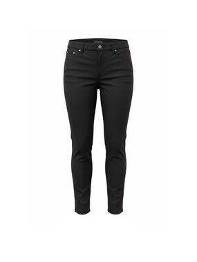 Talbots Flawless Five Pocket Slim Ankle Black Pants Jeans Petite 4P